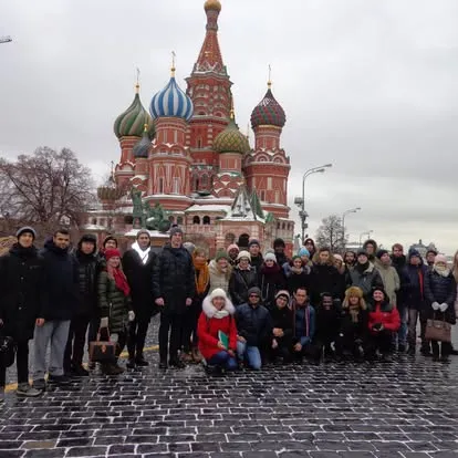 Skoltech cohort · Red Square, Moscow