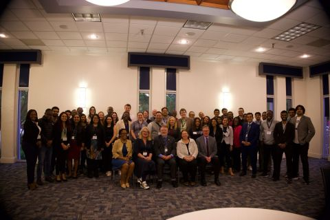 Joshit Mohanty at research conference group photo